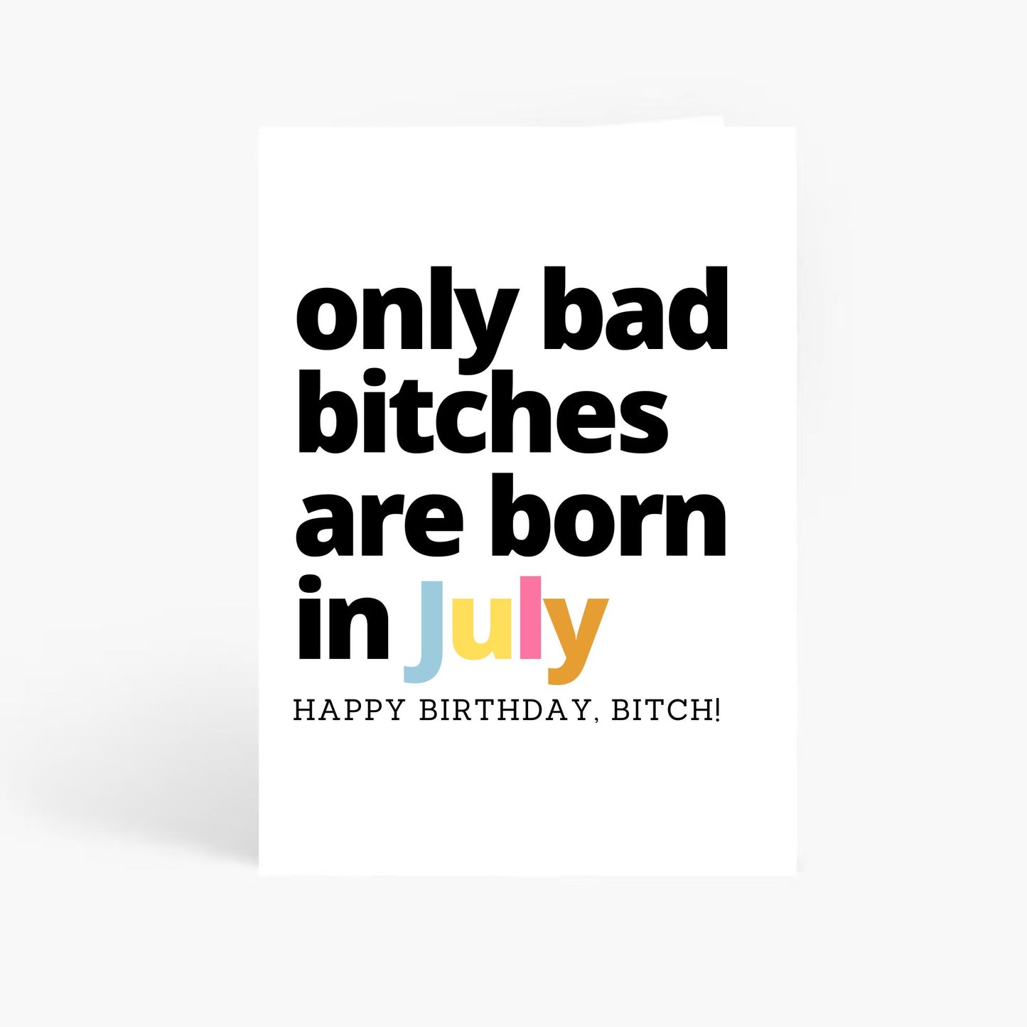 July Birthday Card