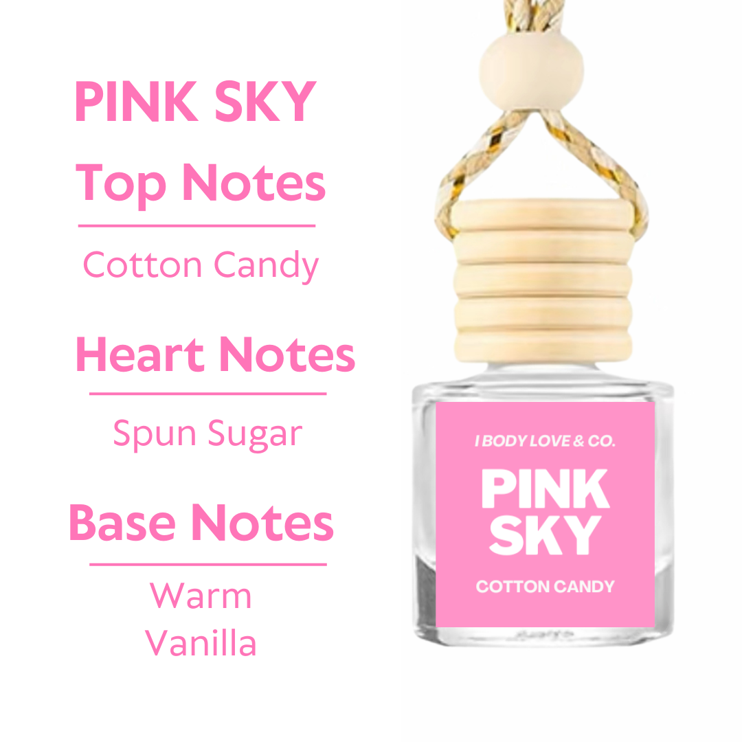 Pink Sky Car Freshener