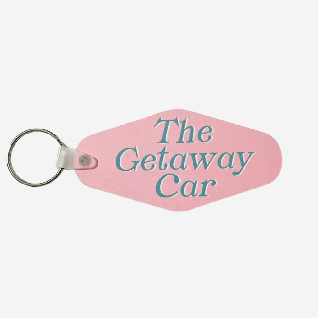 Motel Style Keychain The Getaway Car