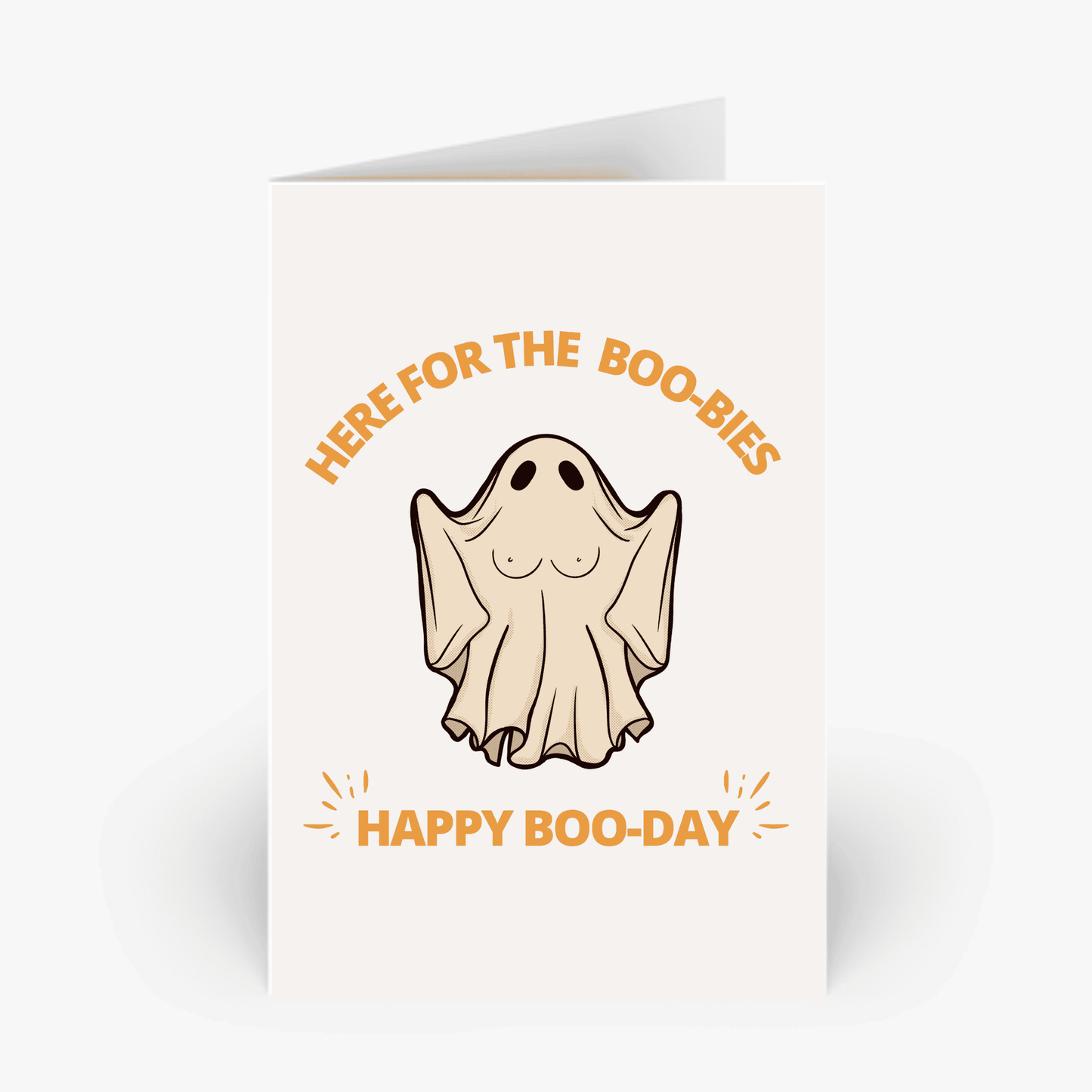 I Body Love Gift Card Here For The Boo-bies Halloween Card