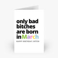 March Birthday Card