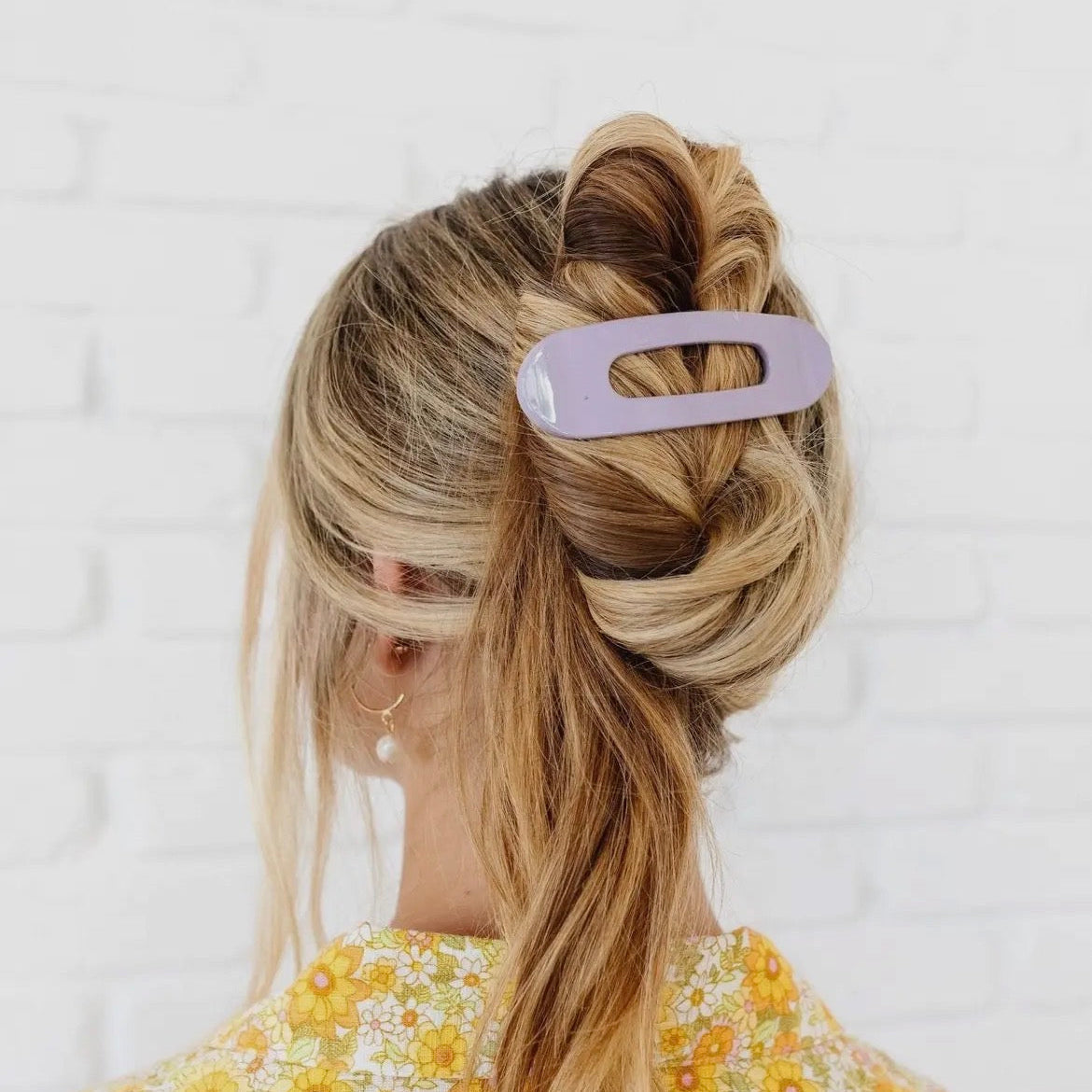 Glossy Flat Claw Clip