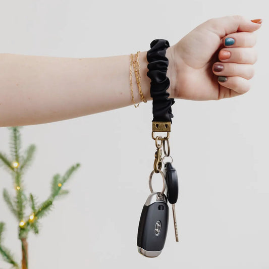 Keychain Scrunchie Wristlet