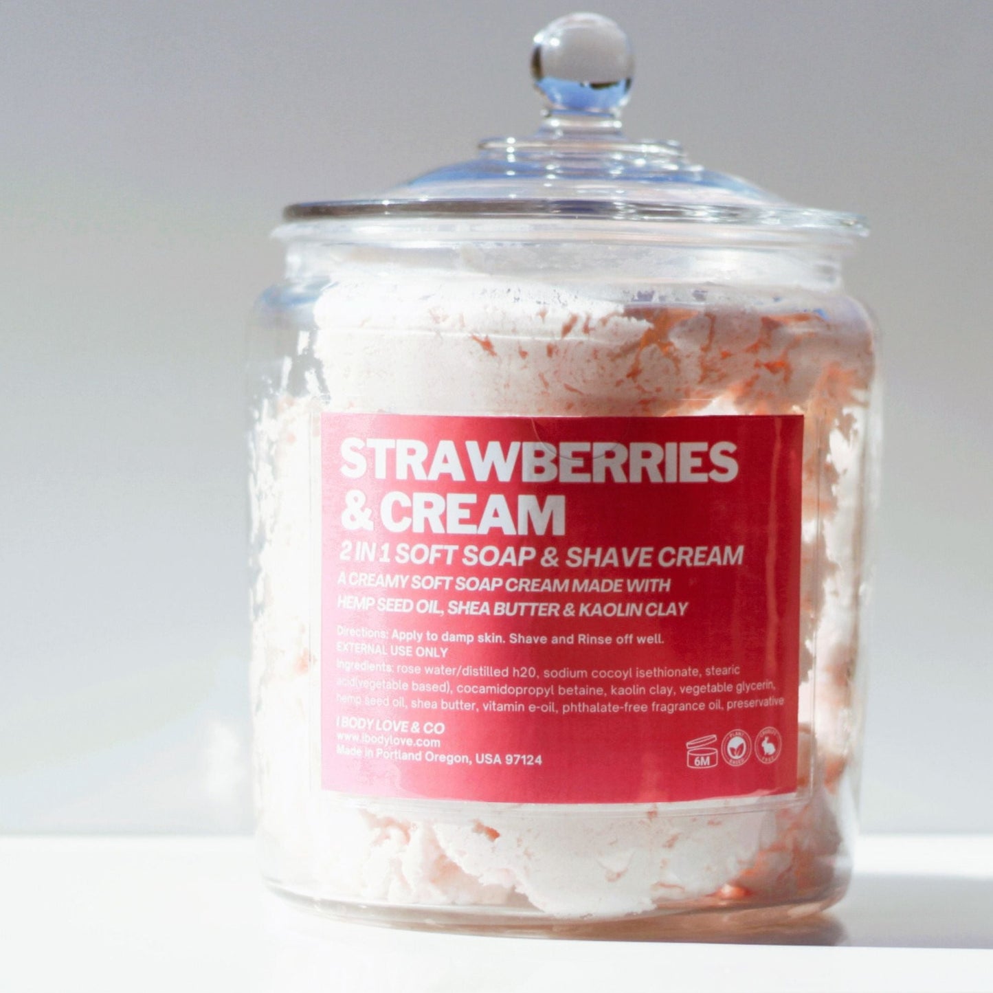 Strawberries & Cream Soap Shave Cream