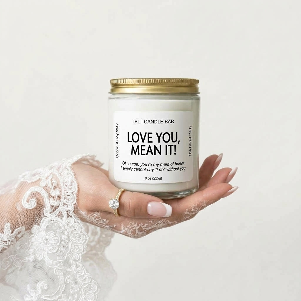 Bridesmaid Proposal Candle Gift Set