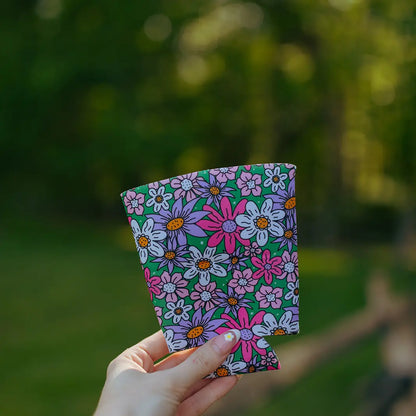 Iced Coffee Sleeve- Floral Pattern