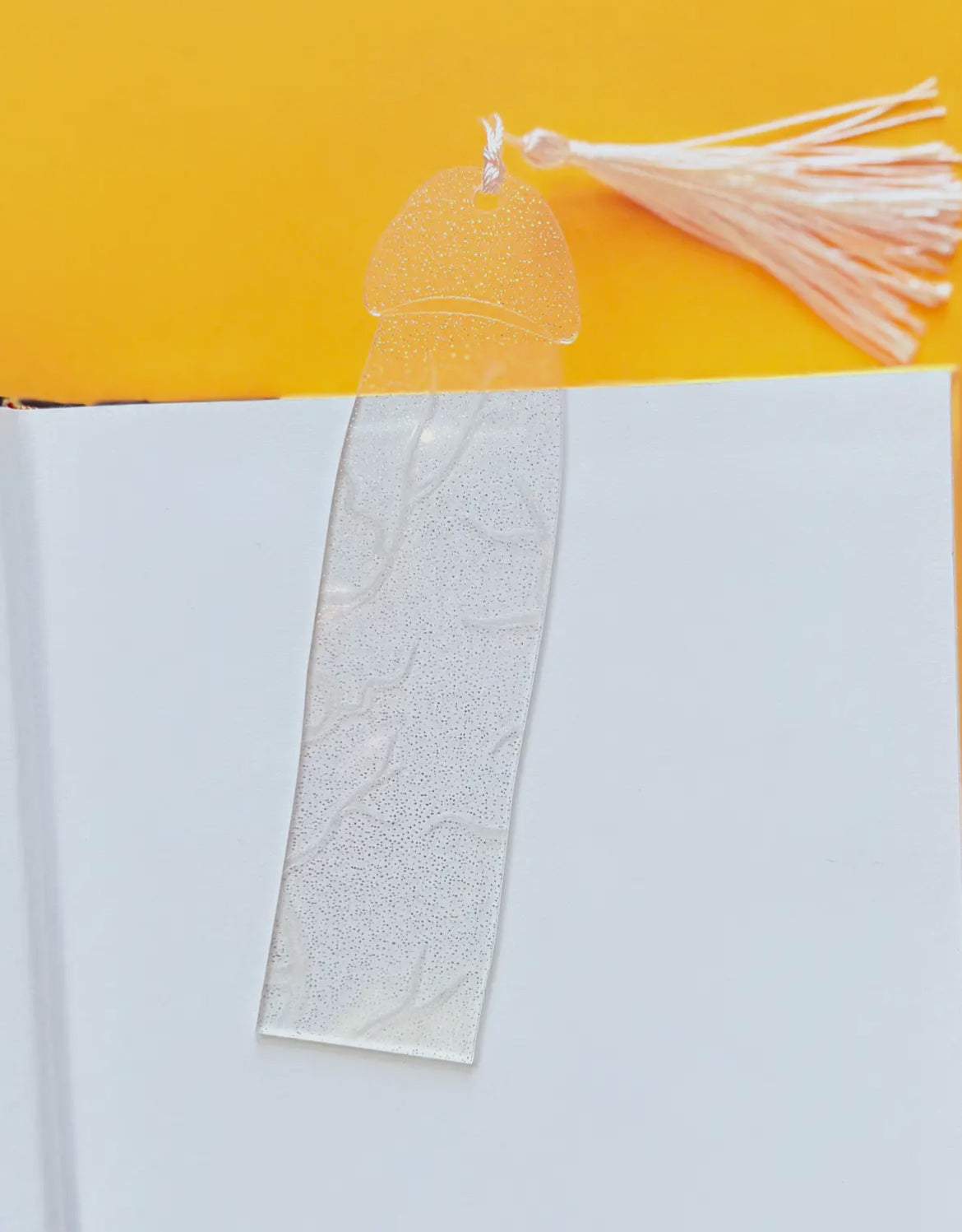 Glitter Cockmark Bookmark