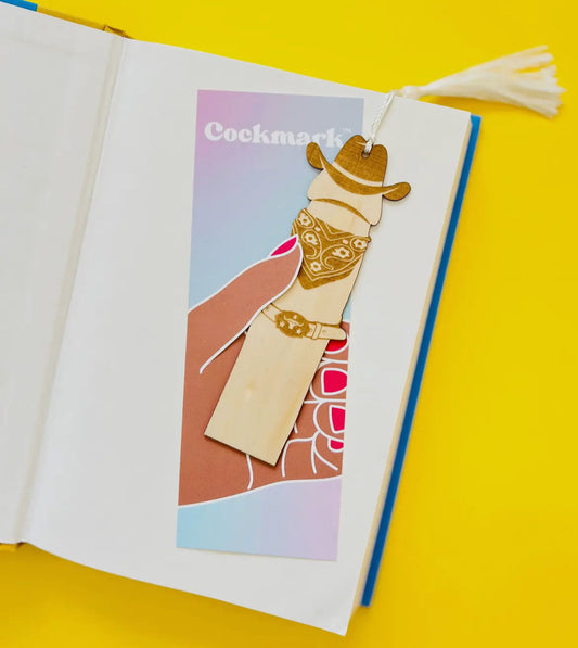 Cowboy Cockmark Bookmark
