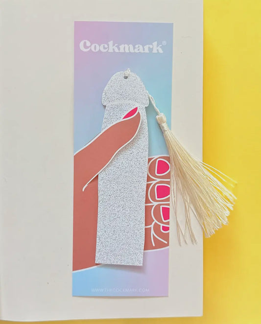 Glitter Cockmark Bookmark