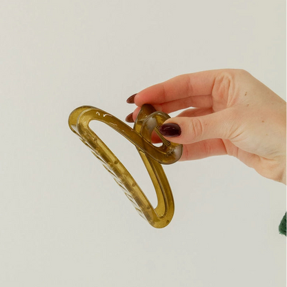 Green Loop Hair Claw