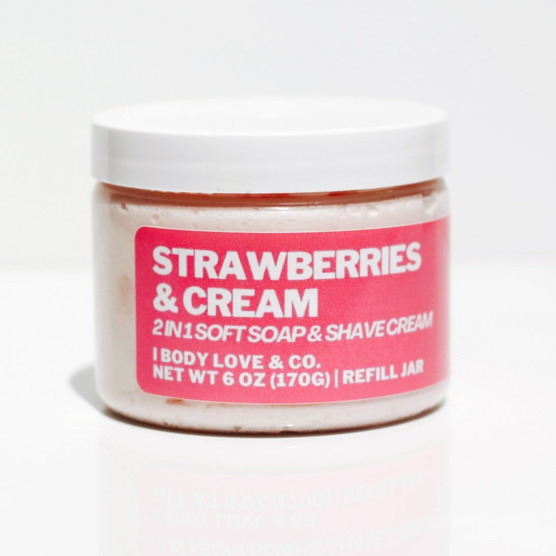 Strawberries & Cream 2 in 1 Soap & Shave Cream