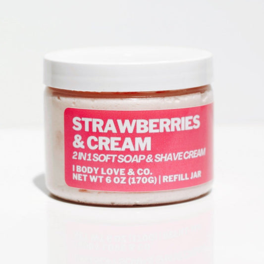 Strawberries & Cream 2 in 1 Soap & Shave Cream