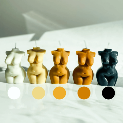Curvy Female Body Candle