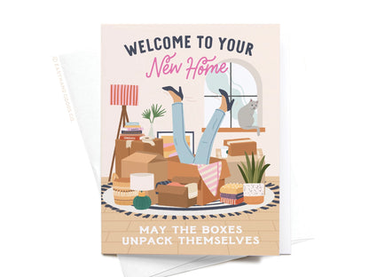 Welcome To Your New Home Boxes Greeting