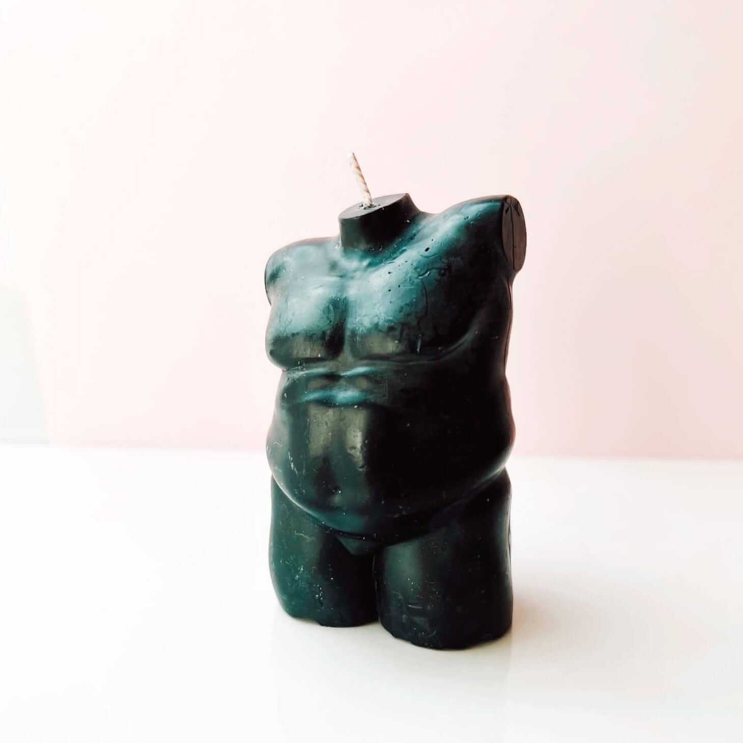 I BODY LOVE Candles Black / Curvy Male Dad Bod Male Body Candle
