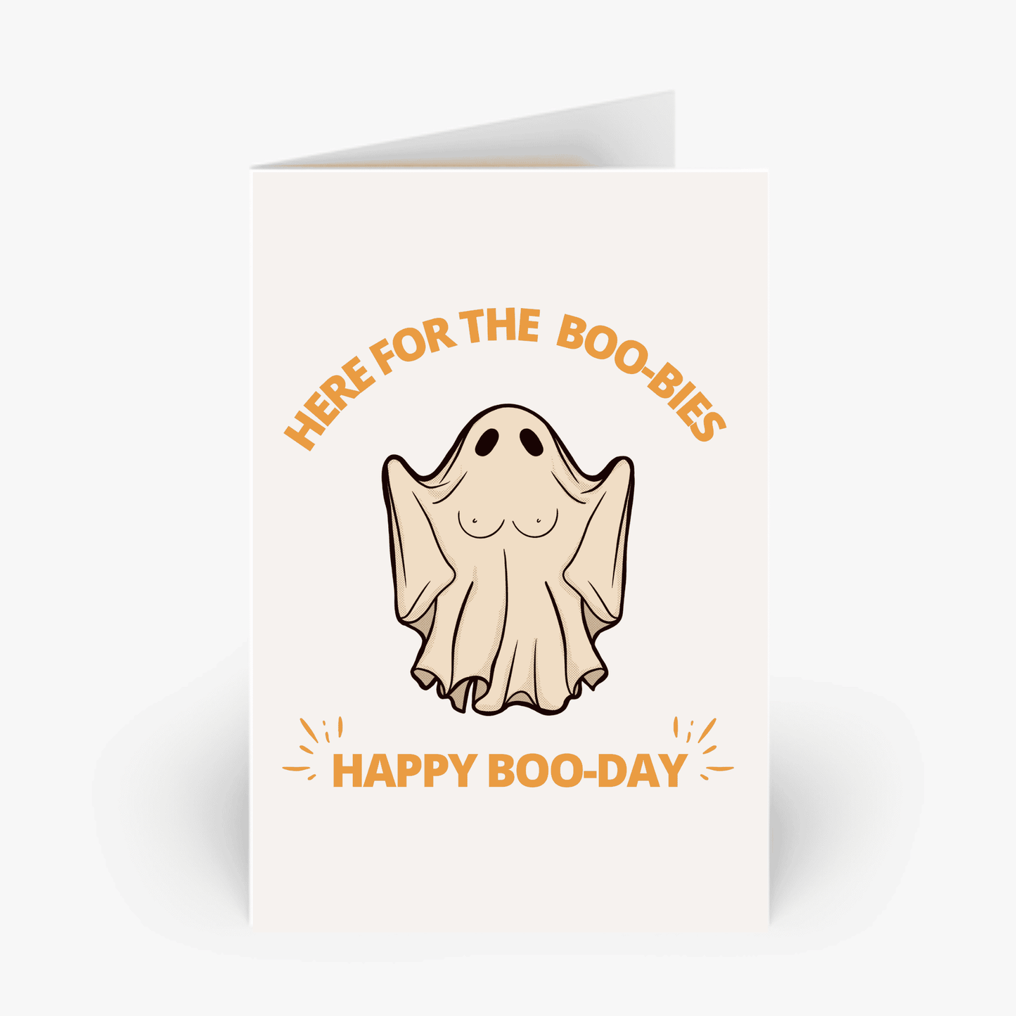 I Body Love Gift Card Here For The Boo-bies Halloween Card