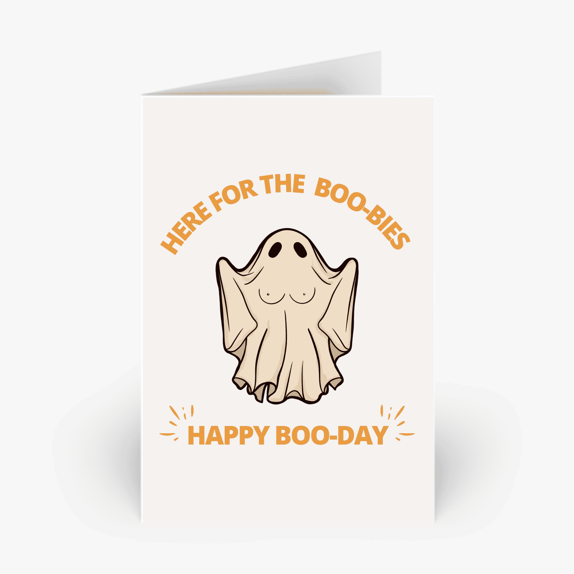 I Body Love Gift Card Here For The Boo-bies Halloween Card