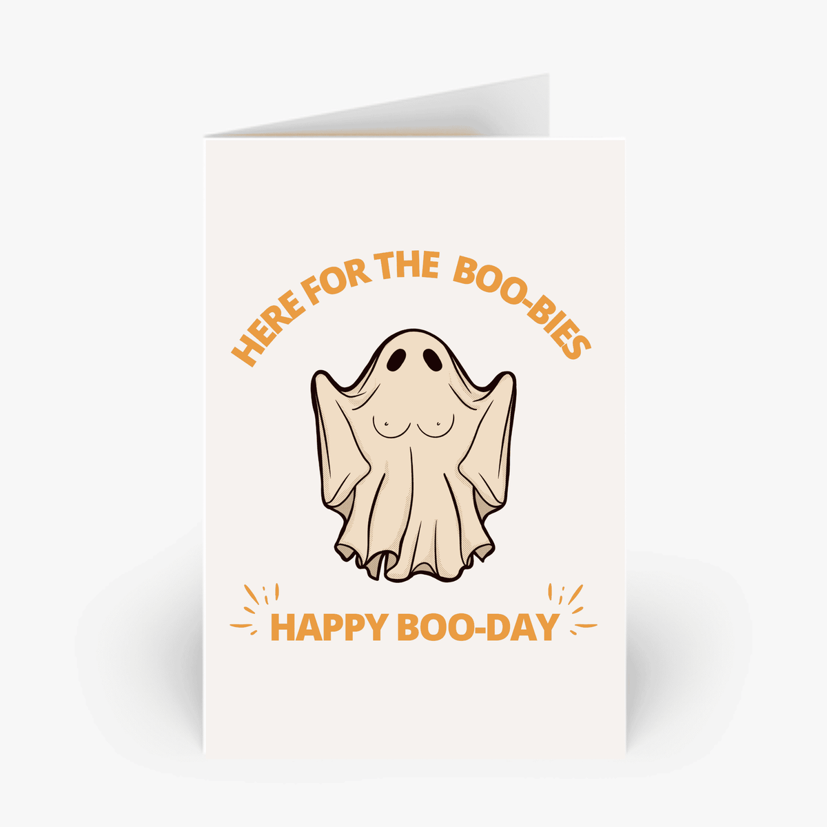I Body Love Gift Card Here For The Boo-bies Halloween Card