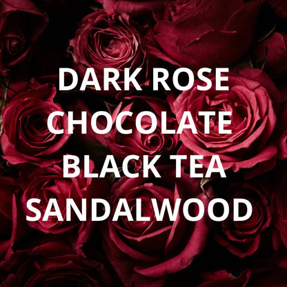 Dark Chocolate Rose Candle